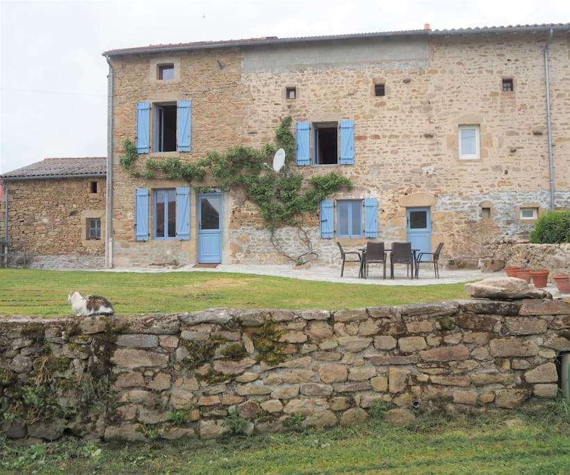 Two Hoots - Farmhouse With Summer Pool. Châteauponsac Exteriör bild